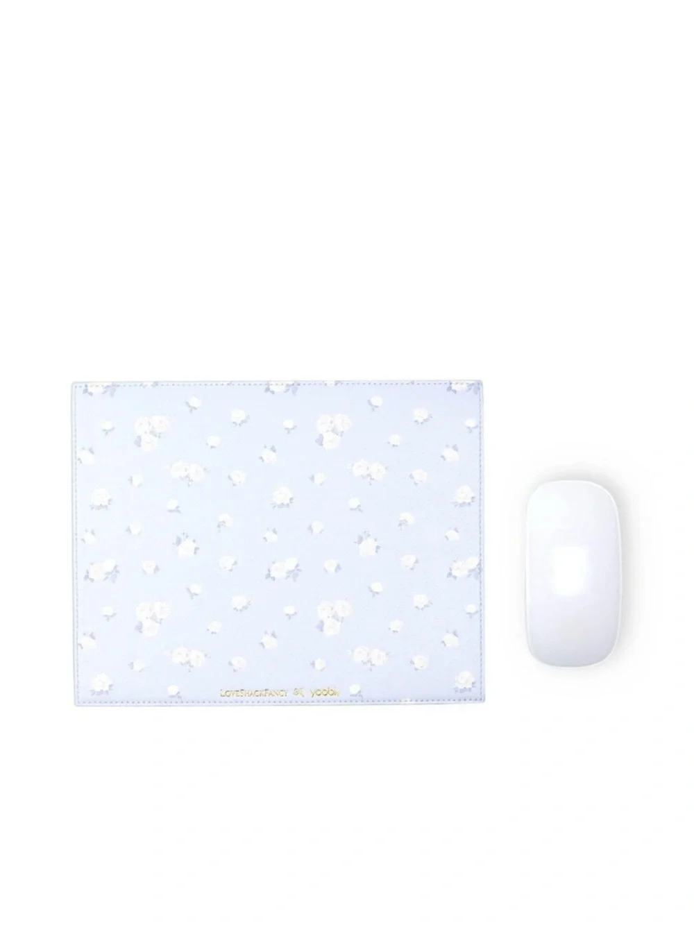LoveShackFancy Yoobi Everblooming Rosettes Ditsy Backpack Set Mousepad, Tech bag
